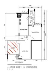 Blk 1 Teck Whye Heights I (Choa Chu Kang), HDB 3 Rooms #550957431